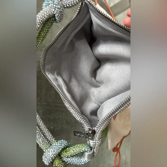 Cult Gaia Green and Blue Scenic Clutch - Picture 3 of 4